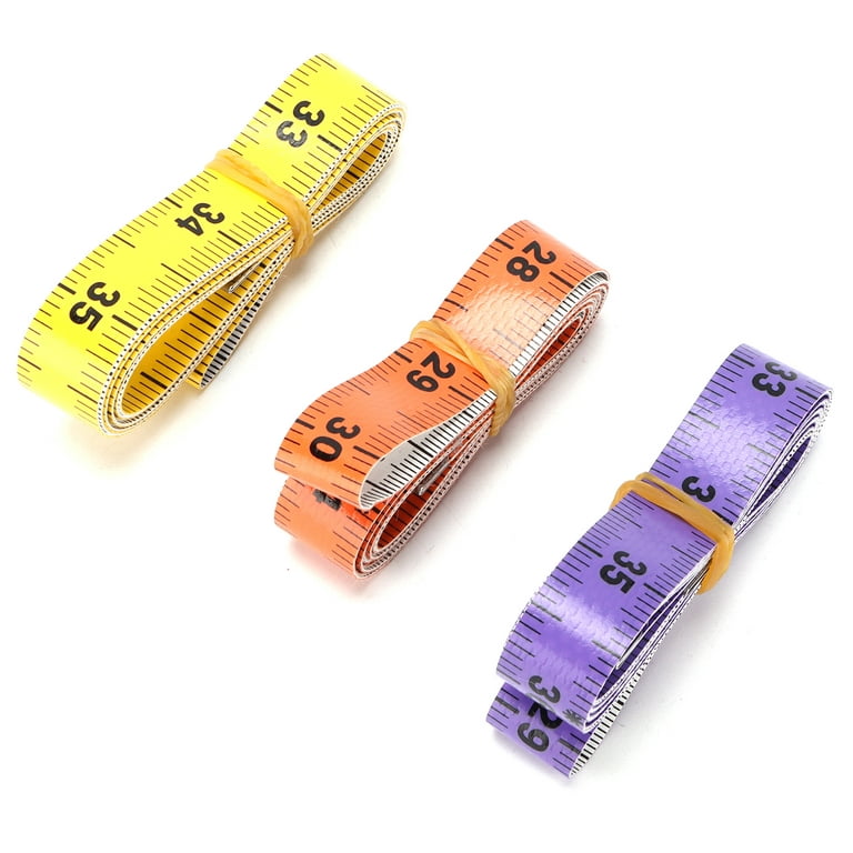 3pcs Soft Tape Measure Measuring Tape For Sewing Tailor Cloth Ruler And  Body Measurement, Double Sided Scale Tape Measure