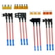 thumbnail image 1 of Adaptador de llave de fusible,Juego de 12 adaptadores de grifo para añadir un fusible de circuito.,Portafusibles de doble ranura de perfil bajo de 12 V Duradero,Reemplazo de accesorios mini, 1 of 9