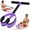 Purple 55 lbs, variant on Upgraded Durable Pedal Resistance Band with Handle, Thickened Latex Tubes and Soft Foam Fabric Foot Pedal, Sit Up Exercise Equipment for Abdomen, Waist, Arm, Core/ABS, Leg, Physical Therapy