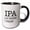 Black/White, variant on 3drose, Ipa Lot When I Drink, 11oz Two-tone Green Mug