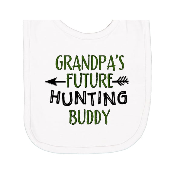 Inktastic Grandpas Future Hunting Buddy Newborn Bib
