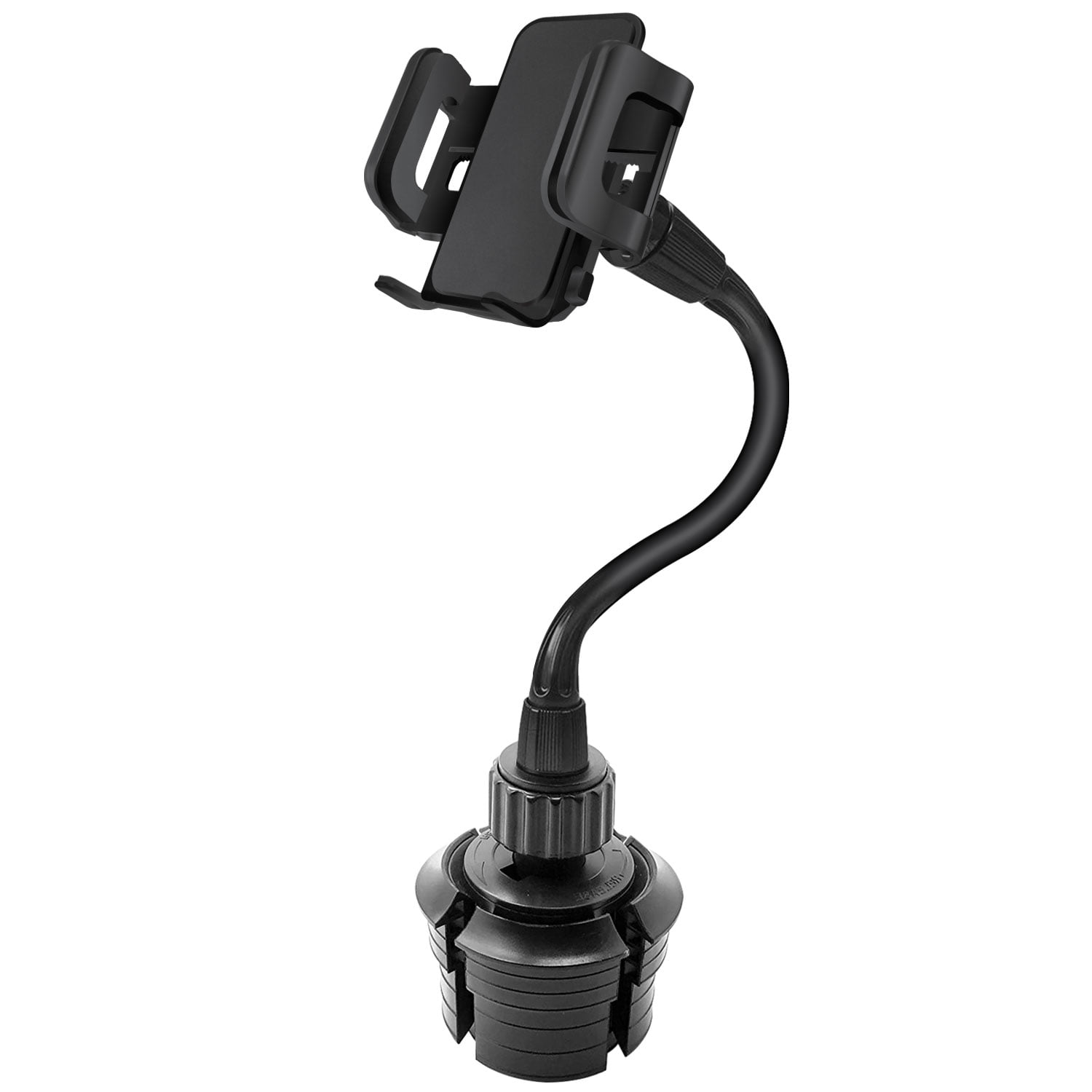 Heavy Duty Smartphone Mount, Cup Holder Mount with Flexible Gooseneck
