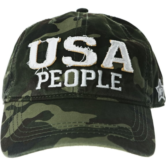 Pavilion - USA People - Camo Adjustable Snapback Baseball Hat