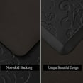 thumbnail image 6 of MeyJey Kitchen Mat Anti Fatigue Non Slip Cushioned Kitchen Rug 20"x60" Black, 6 of 9