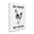 thumbnail image 3 of Stupell My Roost & Rules Funny Chicken Animals & Insects Painting Gallery Wrapped Canvas Print Wall Art, 3 of 5