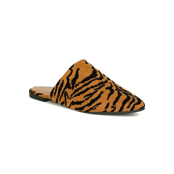 Women Pointy Toe Slip-On Mule Flat 19146