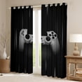 thumbnail image 2 of Homewish Gaming Gamer Teens Black Out Curtains, Grey Game Controller Curtains Pack of 2 (42x63 Each), Futuristic Game Console Bedroom Curtains, Blackout Curtains Bedroom Decor, 2 of 6