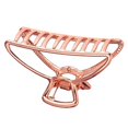 thumbnail image 5 of Clip de mandíbula de garra de pelo de aleación de metal grande para mujeres y niñas - Abrazadera fuerte, pasador antideslizante para el cabel Triángulo de oro rosa Soledad Pinza de pelo para mujer, 5 of 5