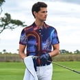 thumbnail image 4 of Salouo Futuristic Bar Space View for Men's Short Sleeve Polo Shirts,Polo Shirts for Men Performance Short Sleeve Golf Shirt Athletic Casual Collared T-Shirt-X-Large, 4 of 8