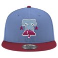 thumbnail image 2 of Men's New Era Light Blue Philadelphia Phillies 2024 City Connect 9FIFTY Snapback Hat, 2 of 5