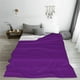 thumbnail image 5 of Balery Purple Manta de Felpa Suave y Acogedora – Cobija de Franela Aterciopelada para Cama, Lavable y Cálida para Sofá, Mascotas, Transpirable-60"x50", 5 of 7