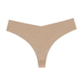 thumbnail image 1 of Zhuge Ropa interior sin costuras para mujer, bragas sexys de encaje estilo hipster, tanga, bragas, ropa interior para mujer, 3 piezas (complexión, L), 1 of 2