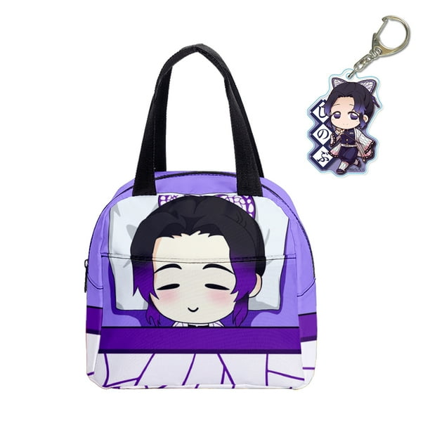 Lunch Bag Demon Slayer Printed Fashion Anime Cartoon Student School