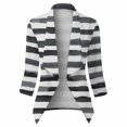 thumbnail image 1 of Vedolay Tops Suit Jackets for Women Casual Long Sleeve Open Front Work Office Fashion Blazer Jackets,Black XL, 1 of 5