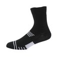 thumbnail image 1 of Calcetines de baloncesto deportivos para hombre para exteriores, transpirables, absorbentes del sudor, con parte inferior de toalla gruesa, color sólido, medianos y largos, 1 of 6