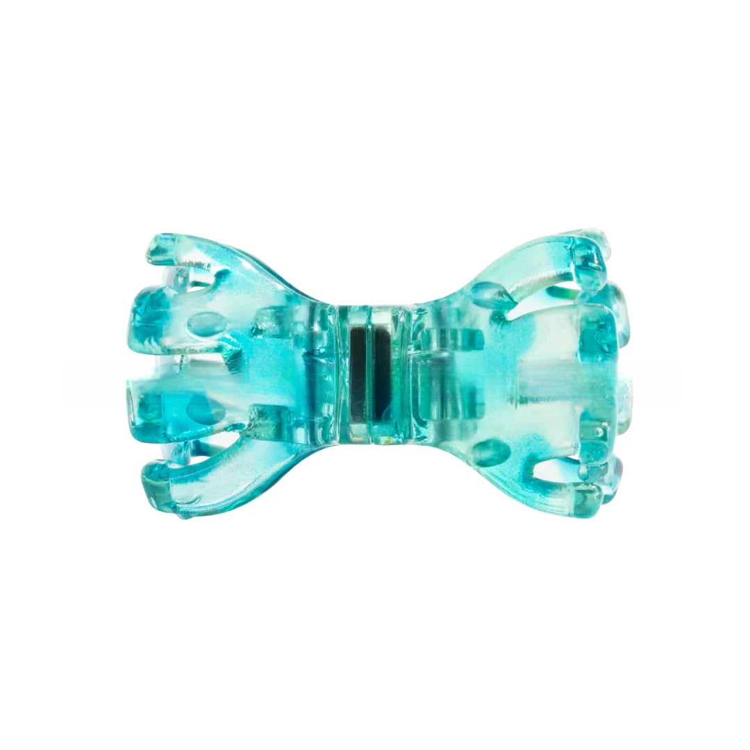 Innovative magnetic bow hair clip, 4-color plastic medium-sized claw clip, strong grip mini hair clip, non-slip hair accessory suitable for both thick and thin hair