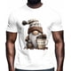 thumbnail image 2 of Camisetas casuales de manga corta para hombre, camisetas gráficas, 2 of 8