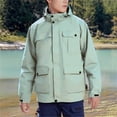 thumbnail image 2 of uikmnh Jackets For Men,Male Detachable Two Piece Jacket Outdoor Windproof Hooded Jacket,Size 3XL, 2 of 5
