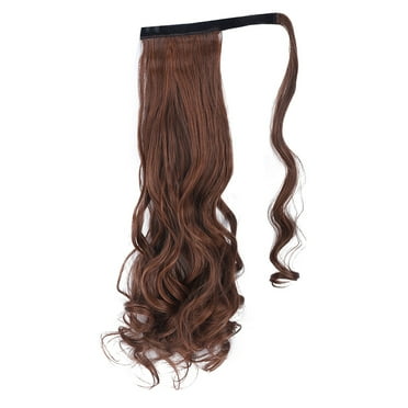 Women Long Curly Hair Extension Wig Piece Traceless Invisible False Ponytail Hair Piece