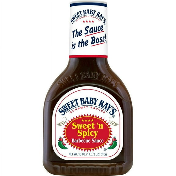 Pack Of 2 Sweet Baby Ray's Sweet 'n Spicy Barbecue Sauce - 18 oz (Packaging May Vary)