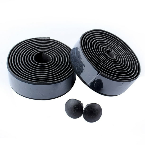 Naiovety 1 par de cintas para manillar cómodas, simples, delicadas, huecas, para bicicletas de carretera, accesorios para barras, cinturón Ciclismo Negro
