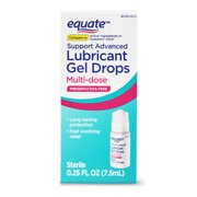 Equate Support Advanced Lubricant Gel Drops, 0.25 fl oz