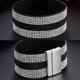 thumbnail image 2 of Pulsera de diseño Simple para hombre a la moda, brazalete con decoración de diamantes de imitación, joyería de mano blanca, 2 of 4
