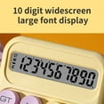 thumbnail image 4 of 10-Digit Scientific Calculator Portable with Large Buttons - Cute Design, Non-Slip Base for School/Home/Office, 4 of 8