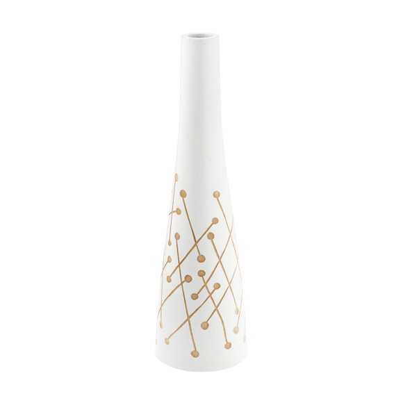 Minimalist Freedom Dandelion White Mango Tree Wood Flower Vase