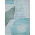 thumbnail image 2 of Addison Rugs Chantille Indoor/Outdoor Transitional Abstract Teal Washable Rectangle Rug, 2'6" x 3'10", 2 of 6