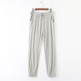 thumbnail image 6 of FAIWAD Women's Soft Comfy Lounge Jogger Pants Drawstring High Waist Cinched Bottom Sweatpant, 6 of 6