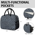 thumbnail image 6 of Womens Black Leopard Pattern Lunch Box for Work,Insulated Lunch Bag for Women,Loncheras Para Mujer,Leakproof Adult Lunch Bag for Work,Beach,Travel,Picnic,Camping, 6 of 7