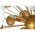 thumbnail image 4 of Bethel International Chandelier Brass & White Metal, 4 of 5