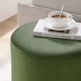 thumbnail image 5 of Ottoman Accent Chair, Green, Velvet, French Living Lounge Cafe Lobby Hospitality Restaurant, Modern Contemporary Boutique HB36614, 5 of 8