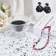 thumbnail image 4 of 160g Glass Seed Beads Opaque Colors Round Black 3mm Diameter 1mm Hole 160g per Set Jewelry Craft Beads Black, 4 of 5