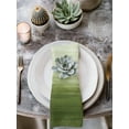 thumbnail image 2 of Sage Green Ombre Cloth Napkins Set of 8 Reusable Dinner Napkins, Modern Abstract Art Ocean Oil Painting Cocktail Napkin Washable Table Napkins for Wedding/Holiday Party/Baby Shower 20"x20", 2 of 7