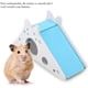 thumbnail image 4 of Casa de madera para hámster, jaula para hámster, escondite, nido de hábitat con escaleras, ejercicio para mascotas pequeñas, color azul, 4 of 5