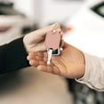 thumbnail image 2 of Uxcell Leather Key Sleeve [2Pcs] - Vintage Car Broken Key Loop Replacement Covers with Keychain - [Pink] Keys Cover Protector, 2 of 7