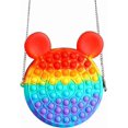 thumbnail image 1 of Bolso de silicona para macarrones Fidget Toy HUOGUO, tipo bandolera Pop it, 1 of 5