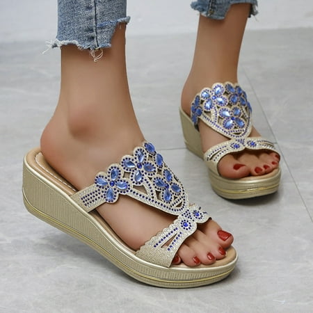 

Womens Fashion Wedges Open Toe Knot Beach Shoes Roman Slippers Sandals Sneaker Wedges Shoes for Women Size 12 Lace up Wedges Sandals for Women Wedge Leopard Sandals for Women Wedge Sandals for Women