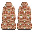 thumbnail image 2 of Fotbe Cow Skull Pattern Automotive Seat Covers for Cars Trucks and SUVs – Car Seat Covers for Front Seats,Protective Seat Covers,Vehicle Seat Covers, Set of 2, 2 of 9