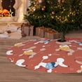thumbnail image 6 of Yiaed Cute Poodle Dog Print Christmas Tree Skirt , Tree SkirtsTree Mat for Christmas Winter Holiday Indoor Decorations-36", 6 of 7