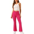 thumbnail image 2 of INSPIRE CHIC Women's Vintage Long Pants Classic High Waist Denim Bell Bottoms Jeans, 2 of 5