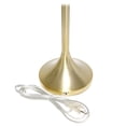 thumbnail image 5 of Creekwood Home 21.25" Modern Glam Table Lamp, Gold Base With Black Shade, Stylish Lighting For Bedroom, Living Room, Or Entryway, 5 of 5