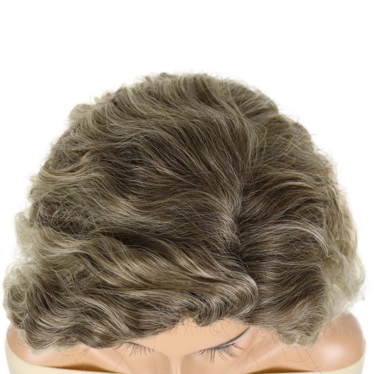 28 inch Long Ombre Blonde Curly Wigs for Women Gradient  display picture 1