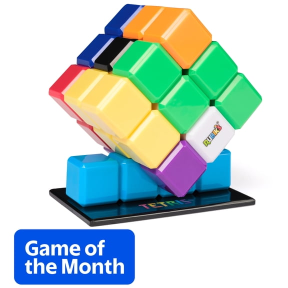 Rubik's Tetris Cube, Color-Matching Puzzle Fidget Toy for Ages 8 and up