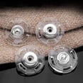 thumbnail image 2 of BUYISI Blend Seamlessly Invisible Exquisite Buckles Pairs Sewing Snap Buttons 28L=18.0 Mm, 2 of 5