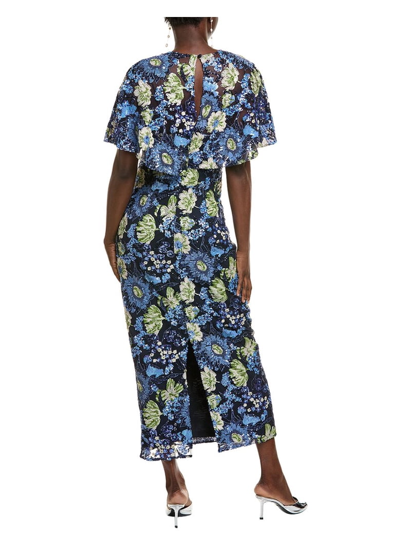 Lela Rose womens Sequin Embroidered Column Gown, 12, Blue - Walmart.com Lela Rose womens Sequin Embroidered Column Gown, 12, Blue - Walmart.com