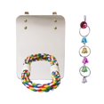 thumbnail image 1 of Bird Mirror with Perch Stand for All Species of Parrots, Lovebirds Pet Toy Supplies, 1 of 8