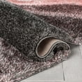 thumbnail image 5 of Well Woven San Francisco Luz Modern Geometric 3D Textured High-Low Shag Blush 2'3" x 7'3" Runner Rug, 5 of 8